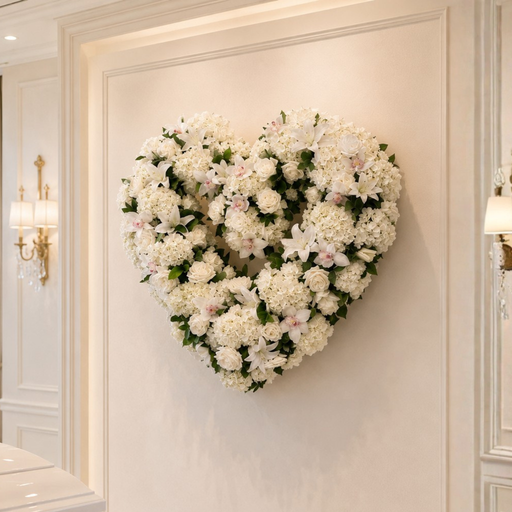 Modern Open Cut Heart