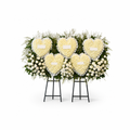 Tribute Hearts Installation